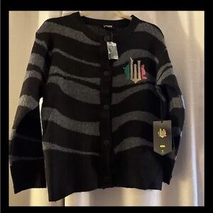 Target x Paul Tazewell Wicked Graphic Cardigan NWT Size XS Ariana Grande